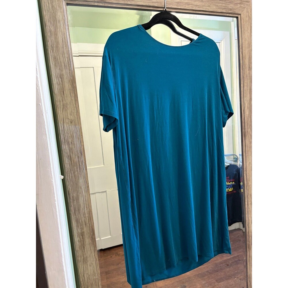 Fabletics size xxl turquoise blue open back dress cover up
